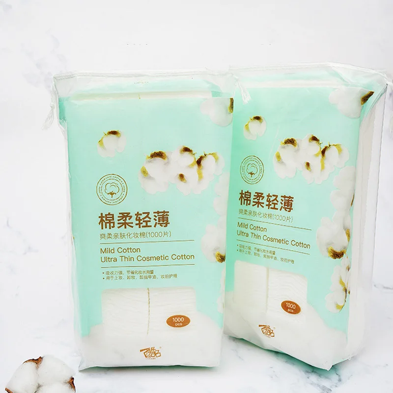

Skin-Friendly Makeup Remover Cotton Disposable Facial Towel 1000 Pieces Of Cotton матирующие салфетки Cotton Pads