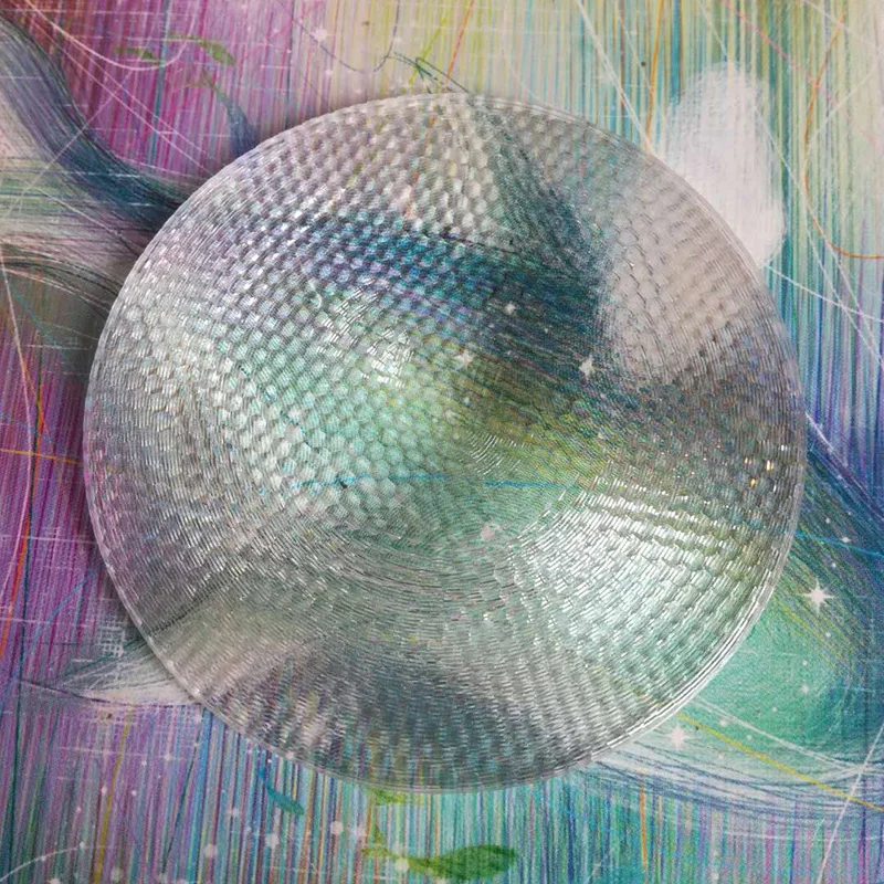 Оптический ПММА пластиковый составной глазный объектив Френеля 110 мм линза для