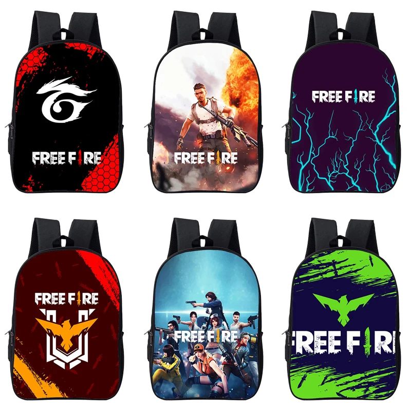 

3D Hot Game Free Fire Garena Backpack UnisexTravelbag Boys Waterproof Bag Fashion Cute Kids Rucksack Men Mochila Kids Schoolbags