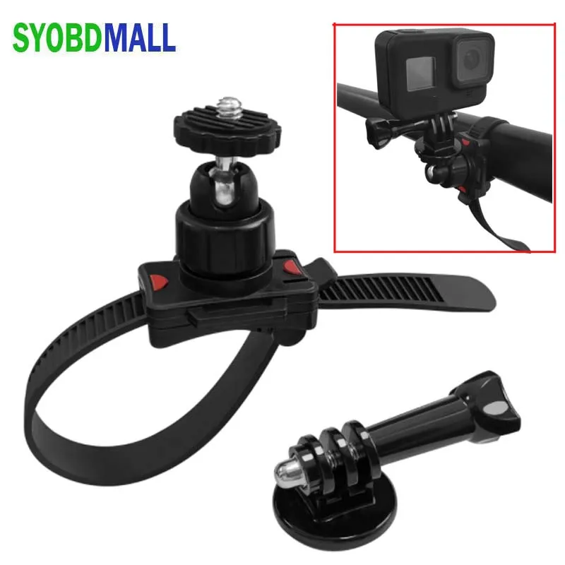 Кронштейн велосипедный для GOPRO большой диаметр Натяжной крепление на велосипед