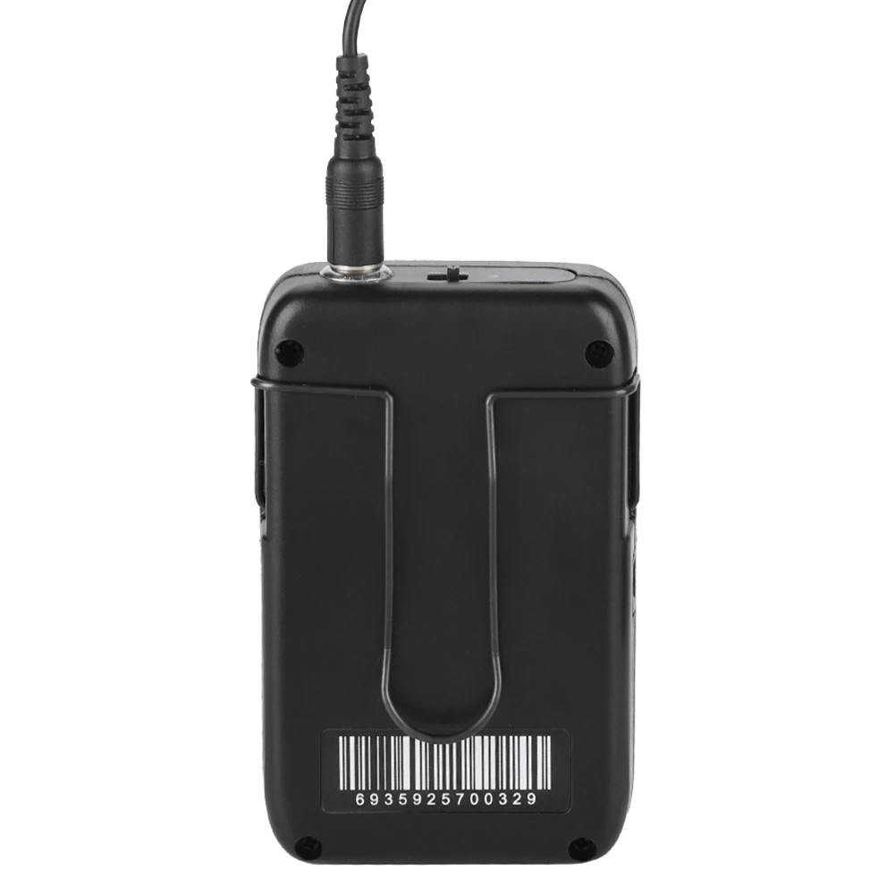 Беспроводной портативный микрофон с прищепкой и приемником светодиодный для