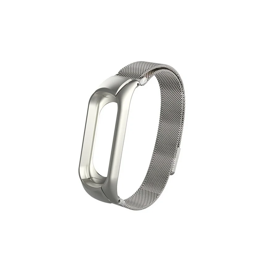 Ремешок для Mi Band 3 Milanese серебро|Смарт-аксессуары| |