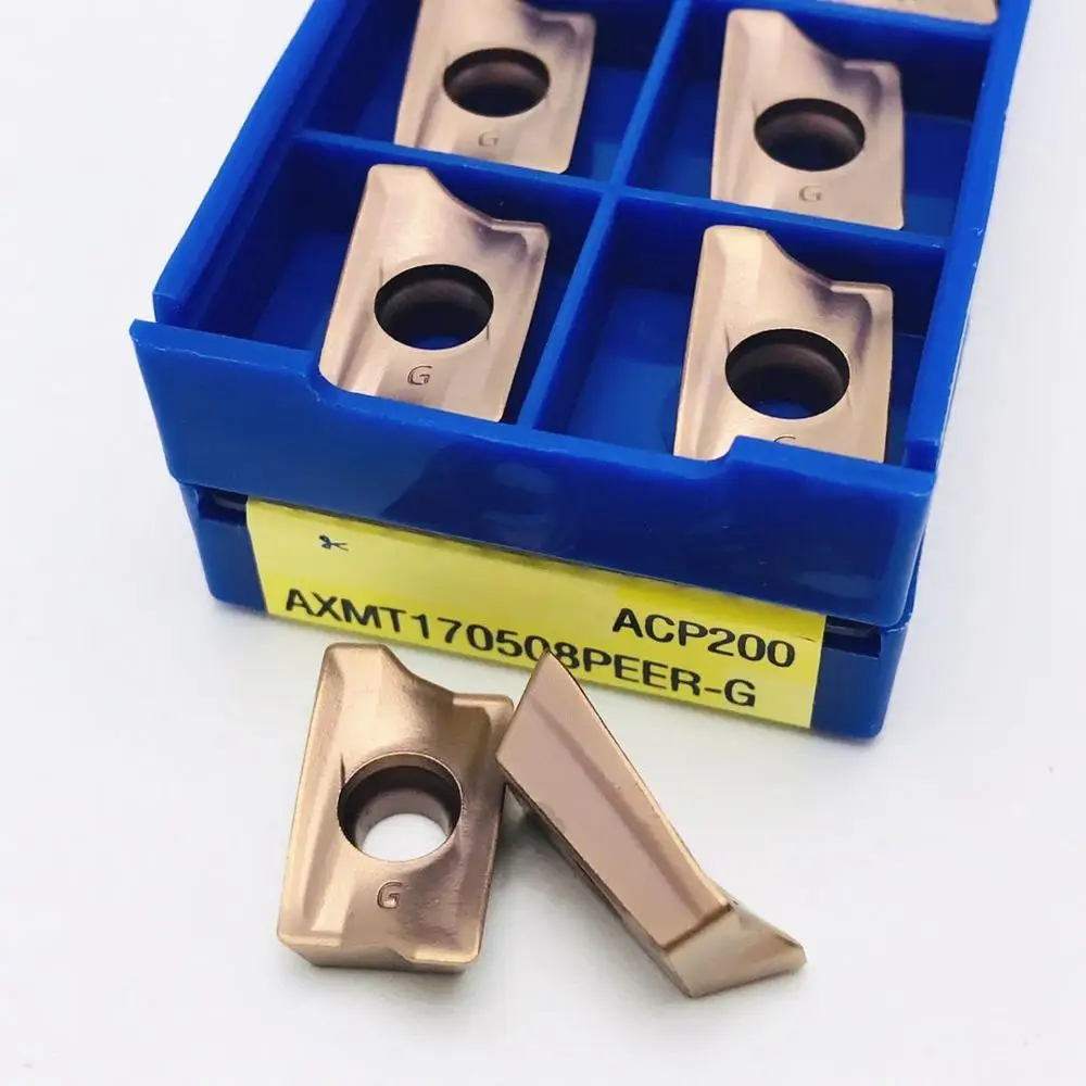 

10PCS AXMT170508PEER-G ACP200 high quality metal turning tool machine tool accessories AXMT 170508 carbide CNC lathe tool