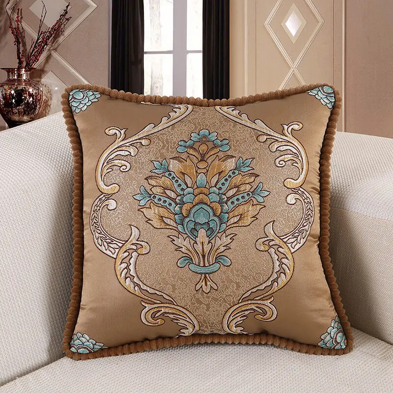 Роскошная наволочка в Европейском стиле жаккардовый элегантный для дивана 50*50 см