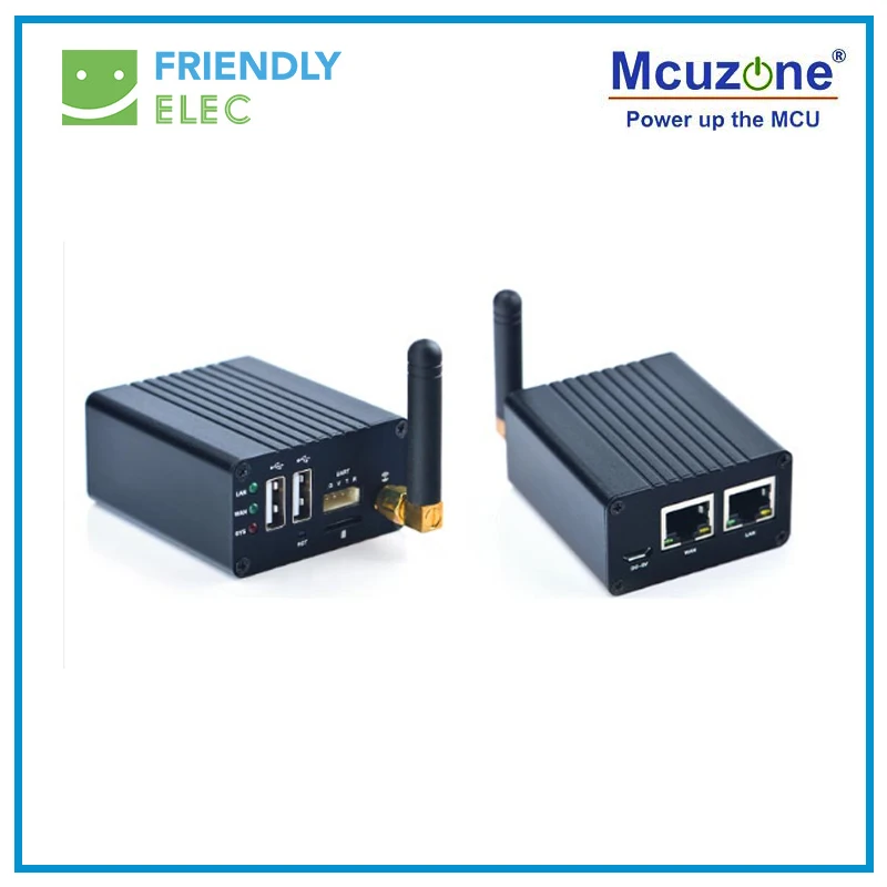 NanoPi R1 Allwinner H3 Gbps Ethernet бортовой Wi Fi Bluetooth OpenWRT cortex A7 ETHERNET 8 ГБ eMMC