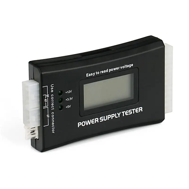 

20+4 Pin LCD Power Supply Tester for ATX, ITX, BTX, PCI-E, SATA, HDD