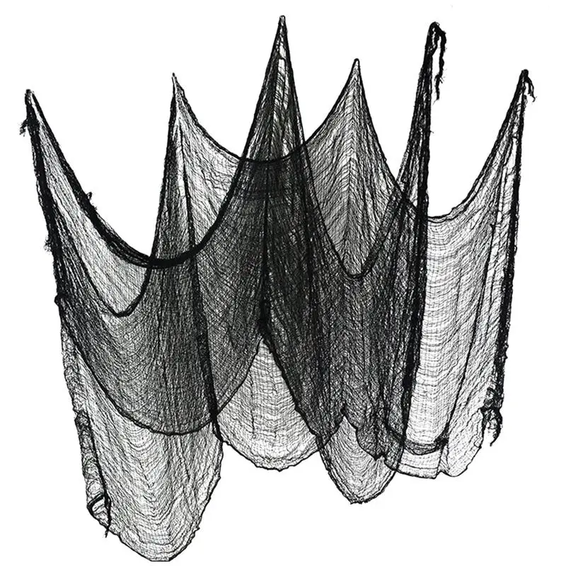 1 шт. декоративная черная марля для Хэллоуина|Украшения своими руками вечеринки| |