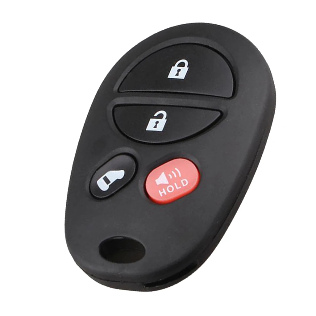 

Replacement Key Remote Control Clicker 4 Button for Toyota Sienna GQ43VT20T
