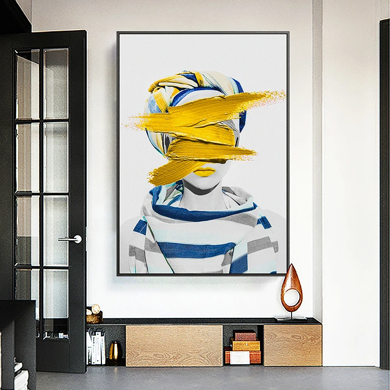 Скандинавские абстрактные фигуры холст печатные плакаты черно белые картины для