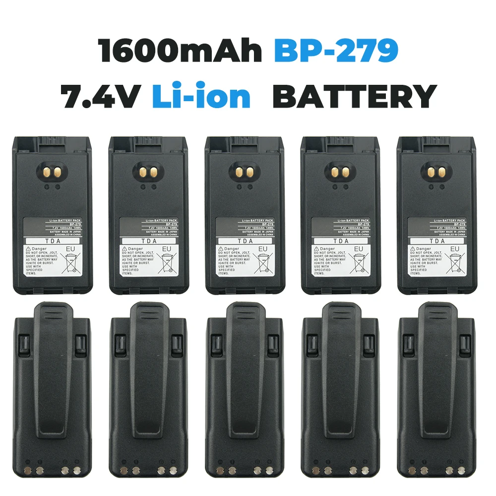 10 шт. 1600 мАч запасная батарея для ICOM F1000S BP 279 F1000 F1000D F1000T F2000 F2000D F2000T FT 2000 IC V88