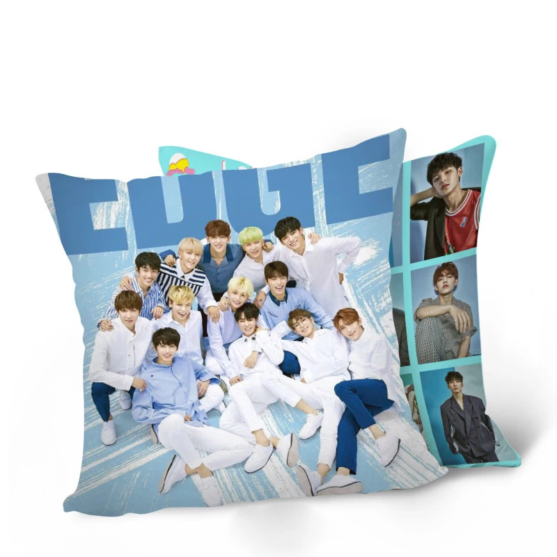 Kpop SEVENTEEN хит альбом мягкая подушка для автомобиля подушка на талию подушки Двойная подушка для лица Хлопок 40*40 см Высокое качество