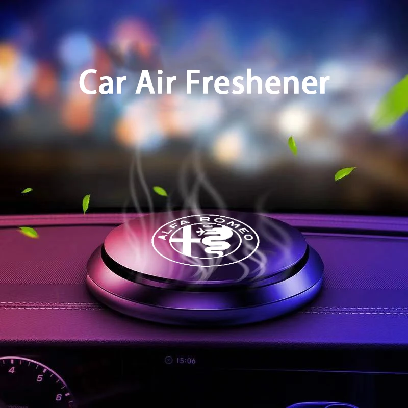 

Car Aluminum alloy Air Freshener Car Perfume Scent Decor for Giulietta Spider Mito 147 156 159 Car Auto Accessories