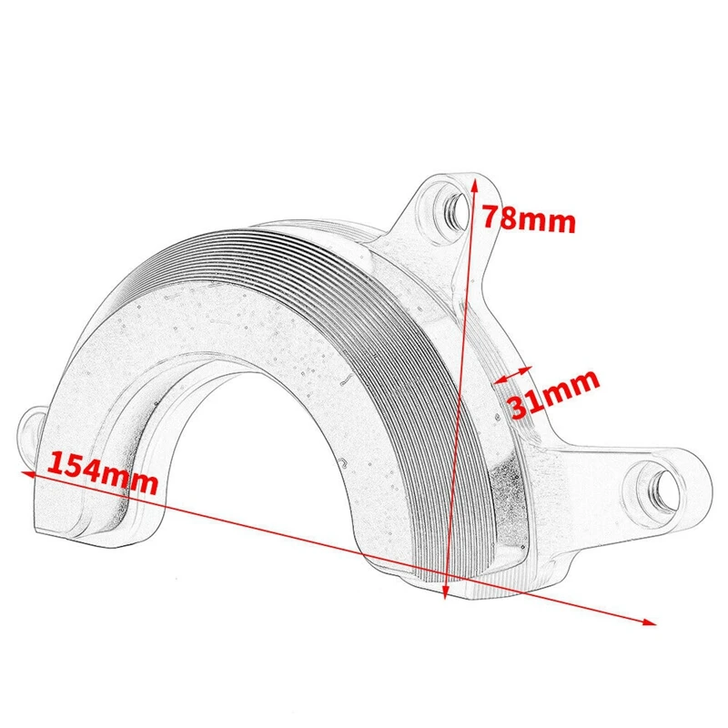 

Motorcycle Engine Stator Cover Engine Anti-Drop Cover Anti-Collision Frame Slider for Honda CB650R 2019 2020