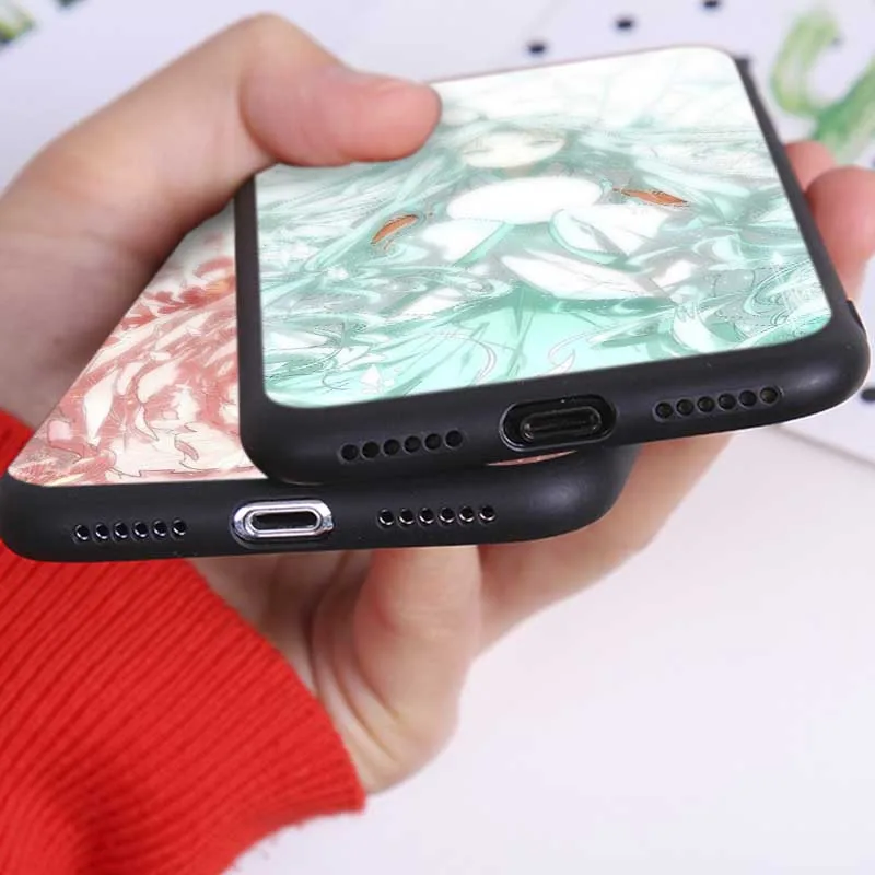 Для iPhone X XS MAX XR 7 8 6 6S plus 5s SE Прозрачный мягкий силиконовый чехол для телефона Милая