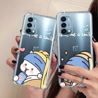 cute cartoon animal phone case for oneplus 9 7 7t 8 8t pro 9r 9rt one plus 8 nord 2 ce 5g n10 n100 n200 cover soft tpu coque
