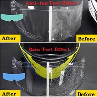 pet 95 light transmittance for motorcycle helmets lens universal hd anti fog rainproof film durable stickers to clear vision