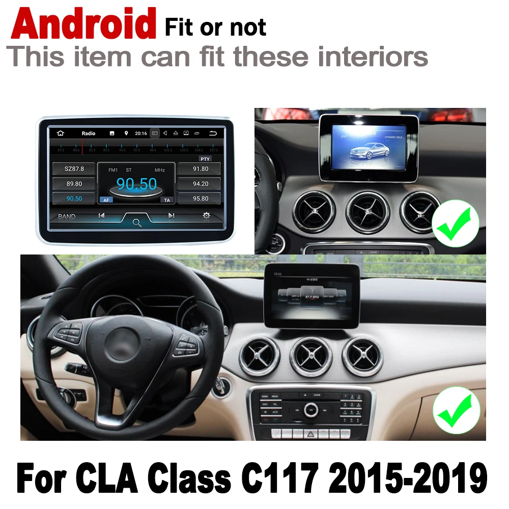 Android 7 0 IPS Автомобильный плеер для Mercedes Benz CLA Class C117 2015 ~ 2019 NTG оригинальный стиль