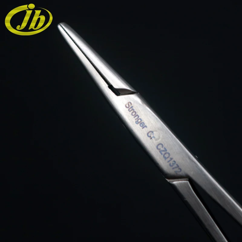 Needle holder stainless steel 12.5cm gold handle surgical operating instrument needle carrier