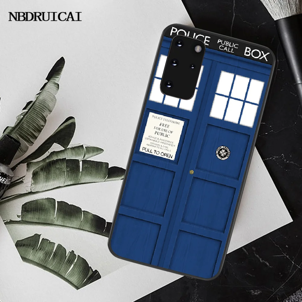 NBDRUICAI Tardis Box Doctor Who высококачественный чехол для телефона Samsung S20 plus Ultra S6 S7 edge S8 S9 S10