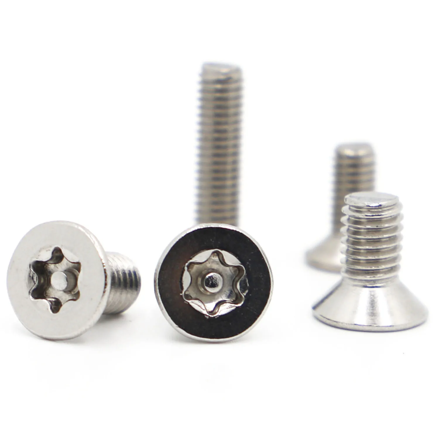 Шестилопастной винт Torx из нержавеющей стали 304 с потайной плоской головкой и