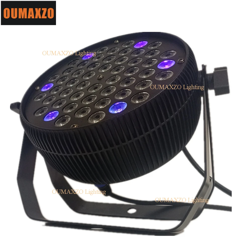 12 шт./лот тонкий плоский 54 шт. 3 Вт UV Led света Dj освещения лампы для сцены освещение