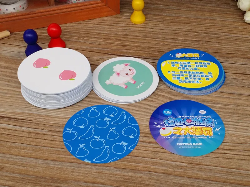 

Taste the whole family bucket puzzle for students with heart disease in Germany, such as hand ringing games.