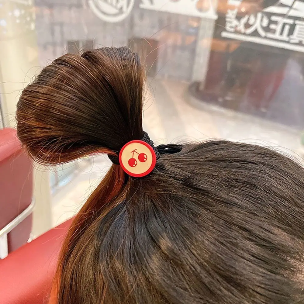 

Круглая Милая Женская эластичная резинка для волос в виде вишни