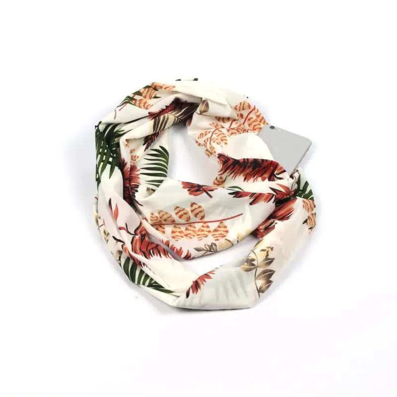 Novelty Warm Scarves Women Winter Convertible Infinity Scarf With Pocket Zipper Ladies Fashion Circle Shawl 180CM | Аксессуары для