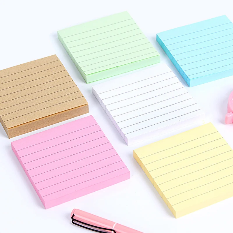 Блокнот для заметок блокнот записей рукоделия цветной клейкий стикер бумага