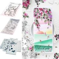exquisite flowers metal cutting dies and stamps diy scrapbooking card stencil paper cards handmade album stamp die sheets