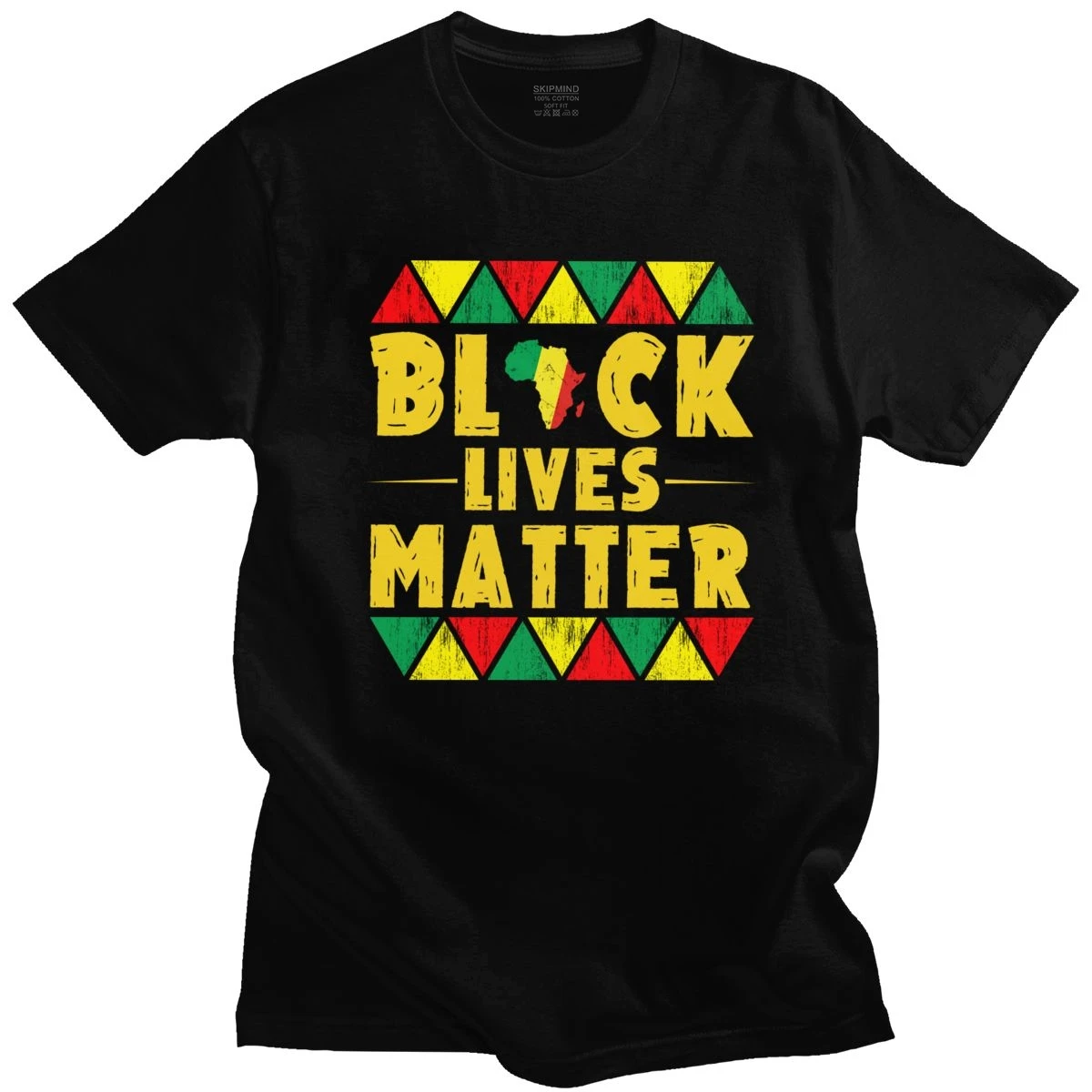 

Unique Black Lives Matter T Shirt for Men Short Sleeved Summer Tee African History Month Pride T-shirt Pure Cotton Tshirt Merch