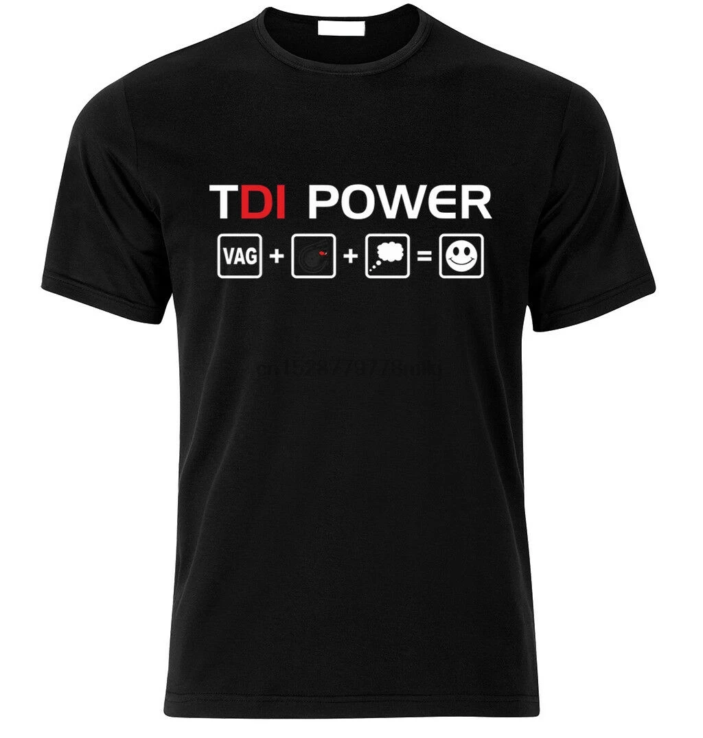 TDI POWER VAG + Turbocharger = spasssssssss Fan футболка Рождественский подарок-показ оригинальное