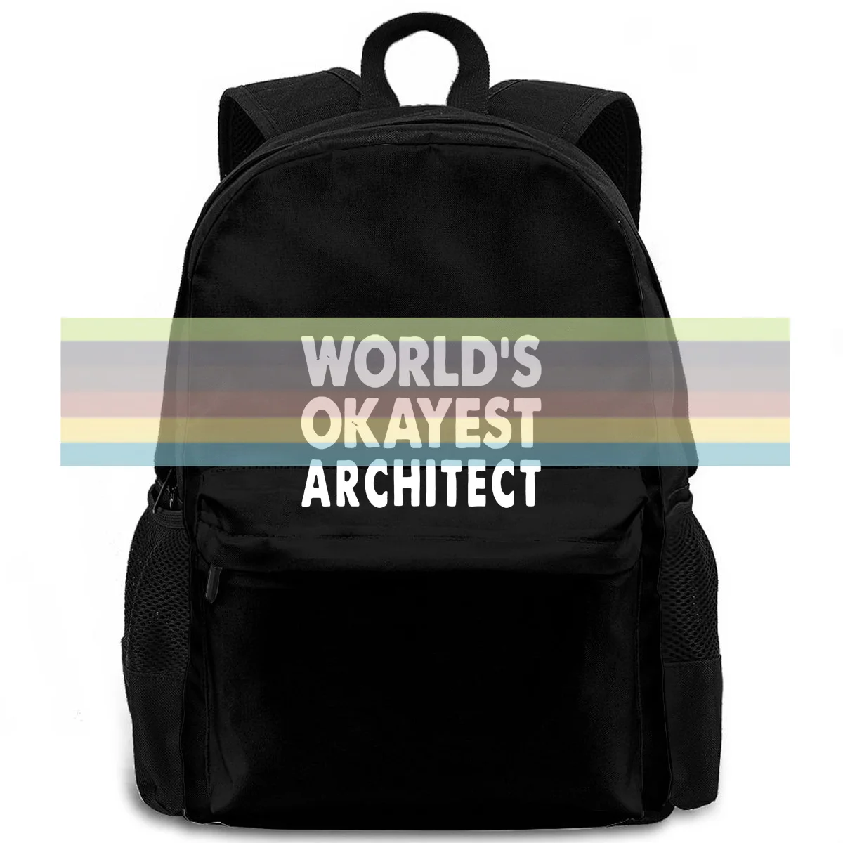 

Architec - Worlds Okayest Architect on Sale women men backpack laptop travel school adult student