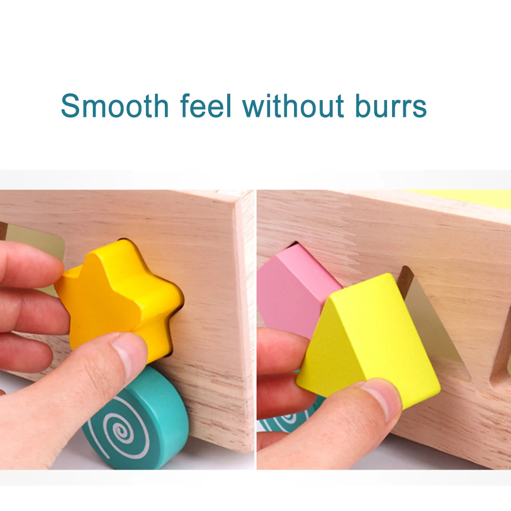 Деревянные разноцветные детские игрушки в форме цифр|Сортеры| |