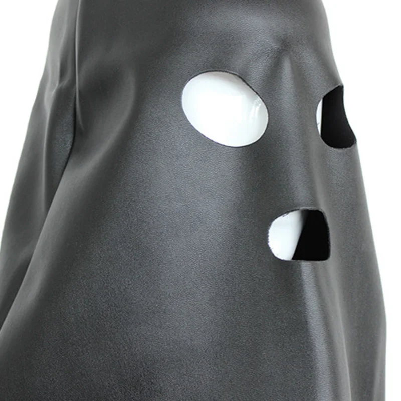 Интимные Игрушки на Хэллоуин Черный БДСМ бондаж головной убор инструмент для