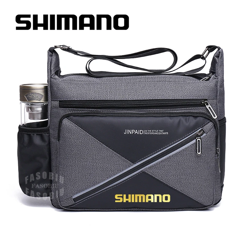 

SHIMANO Men's New Fishing Backpack Outdoor Walking Fishing Bag Messengers Bag Multi-function Fishing Bag Quality Shoulder Bag