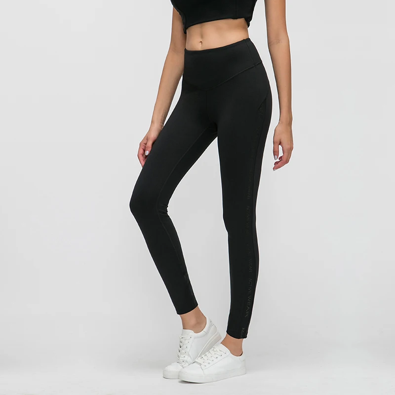 Женские спортивные Леггинсы с высокой талией эластичная лента по бокам пэчворк