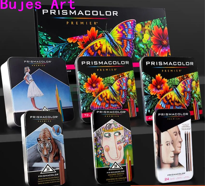 Цветные карандаши prisma 24 48 72 132 150 масляный цветной карандаш цветные для рисования