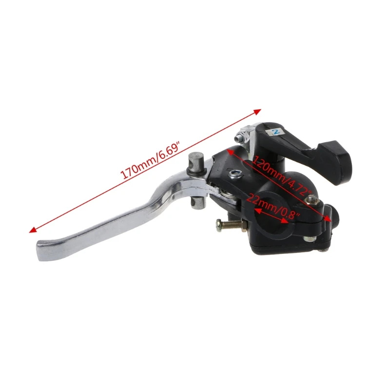

Dual Brake Thumb Throttle Lever Mini 2 stroke ATV Quad 4 wheeler 43cc 47cc 49cc