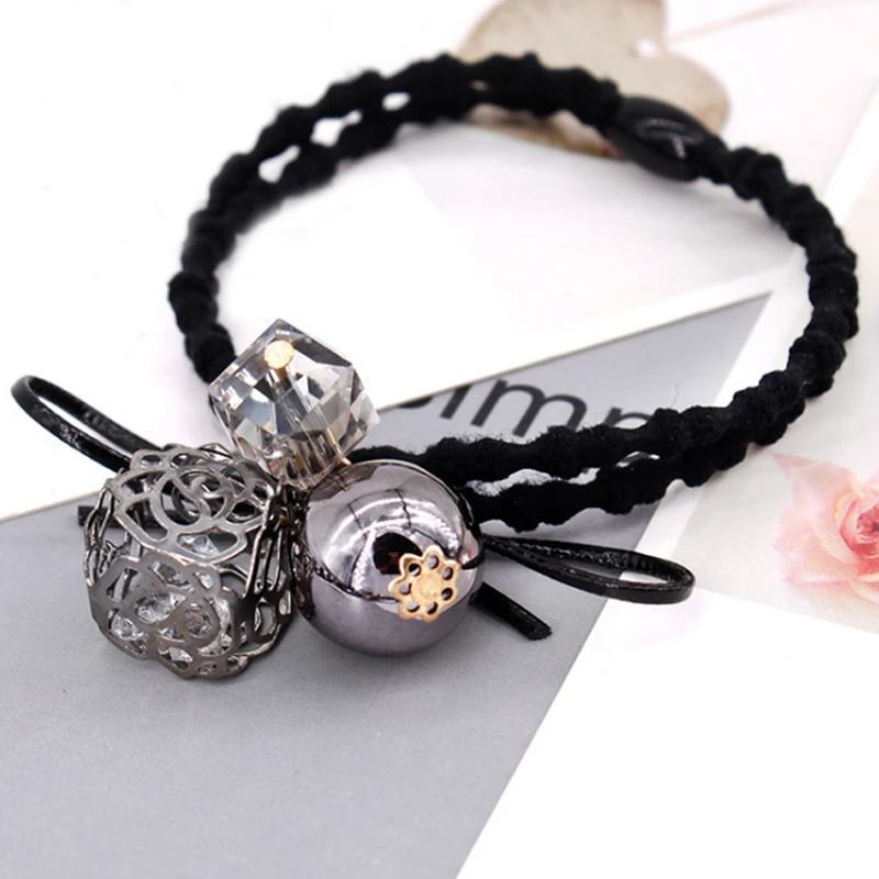 LNRRABC 15Colors Scrunchy Rubber Headband Female Ponytail Gum Girls Charming Headwear Elastic Hair Bands Hair Accessories - Цвет: 23