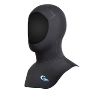 yonsub 3mm5mm neoprene scuba diving hood with shoulder winter keep warm hat caps spearfishing snorkeling equipment wetsuit hood