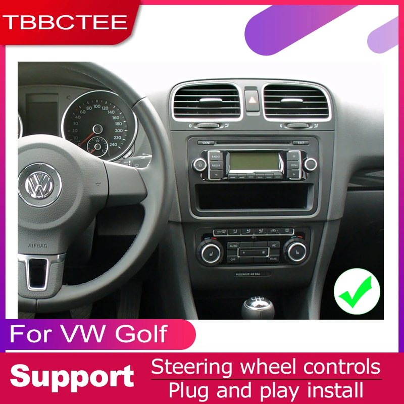 TBBCTEE android автомобильный dvd gps мультимедийный плеер для Volkswagen VW Golf MK6 2008 ~ 2014