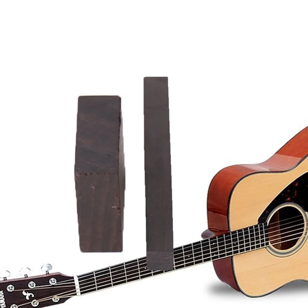 

Ebony Lumber Blank Wooden Guitar Inlay Parts Luthier Accessory DIY Blank Craft For Guitar Instruments Turning Inlay Tools Handle