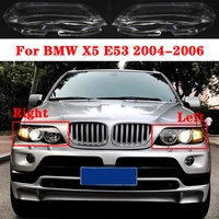 car front headlight lens cover for bmw x5 e53 2004 2006 auto shell headlamp lampshade head light lamp covers lampcover glass