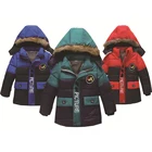 Новинка 2021, зимняя куртка для мальчиков, длинная стильная бархатная сохраняющая тепло комбинированная хлопковая Тяжелая верхняя одежда с капюшоном для мужчин