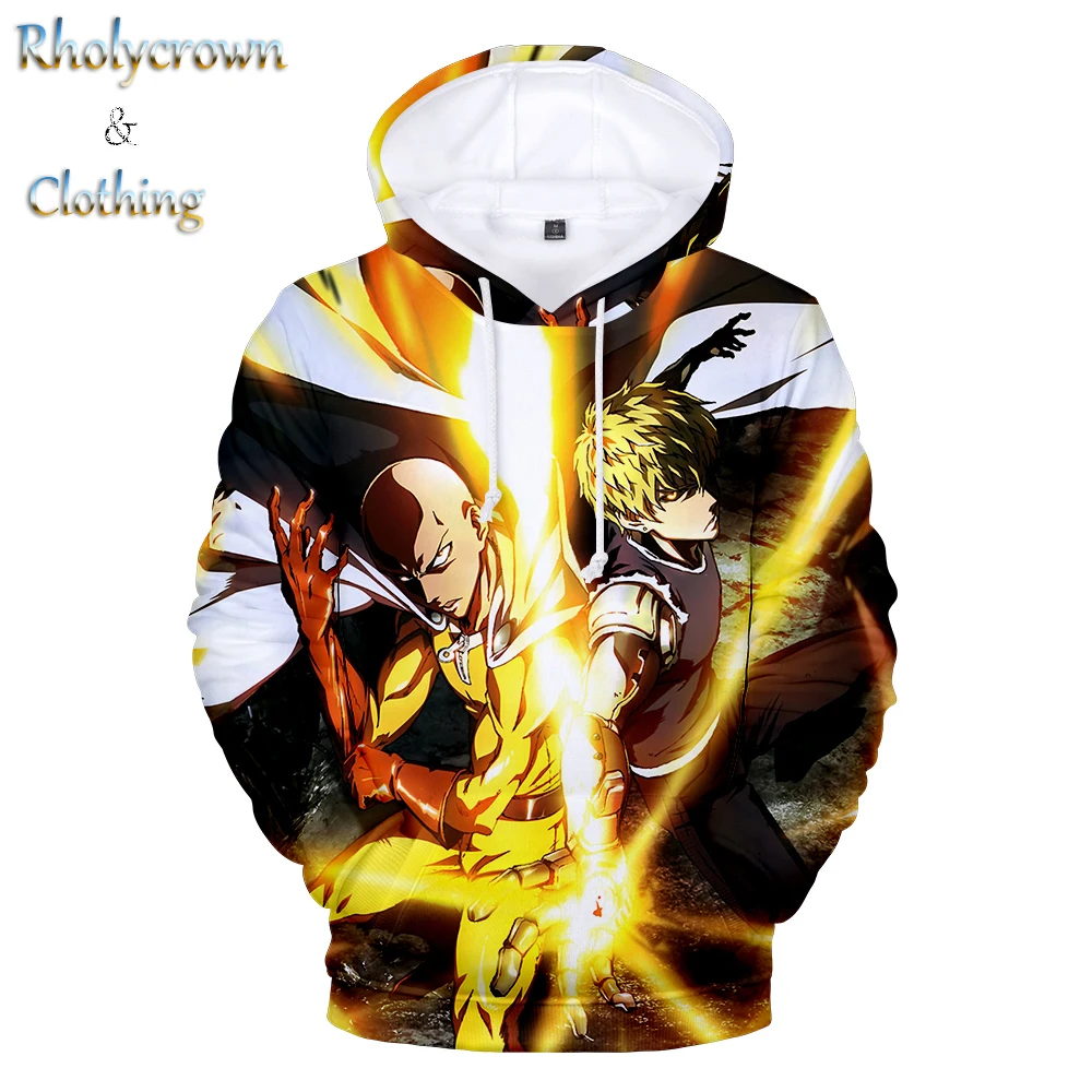 

2021 Fashion Design Kids Hoodies Men Boys Sweatshirt Women Girls Pullover Print 3D ONE PUNCH-MAN Anime Hoody Street Casual Wear