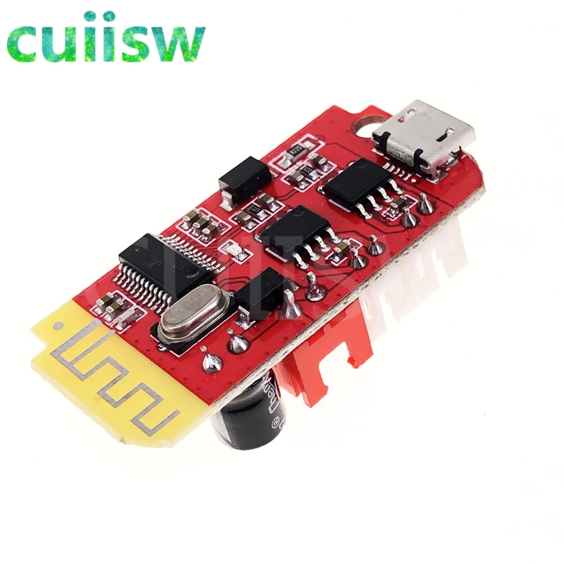 CT14 Micro 4.2 Stereo Bluetooth Power Amplifier Board Module 5VF 5W+5W Mini with Charging Port for refitting the idle sound box |