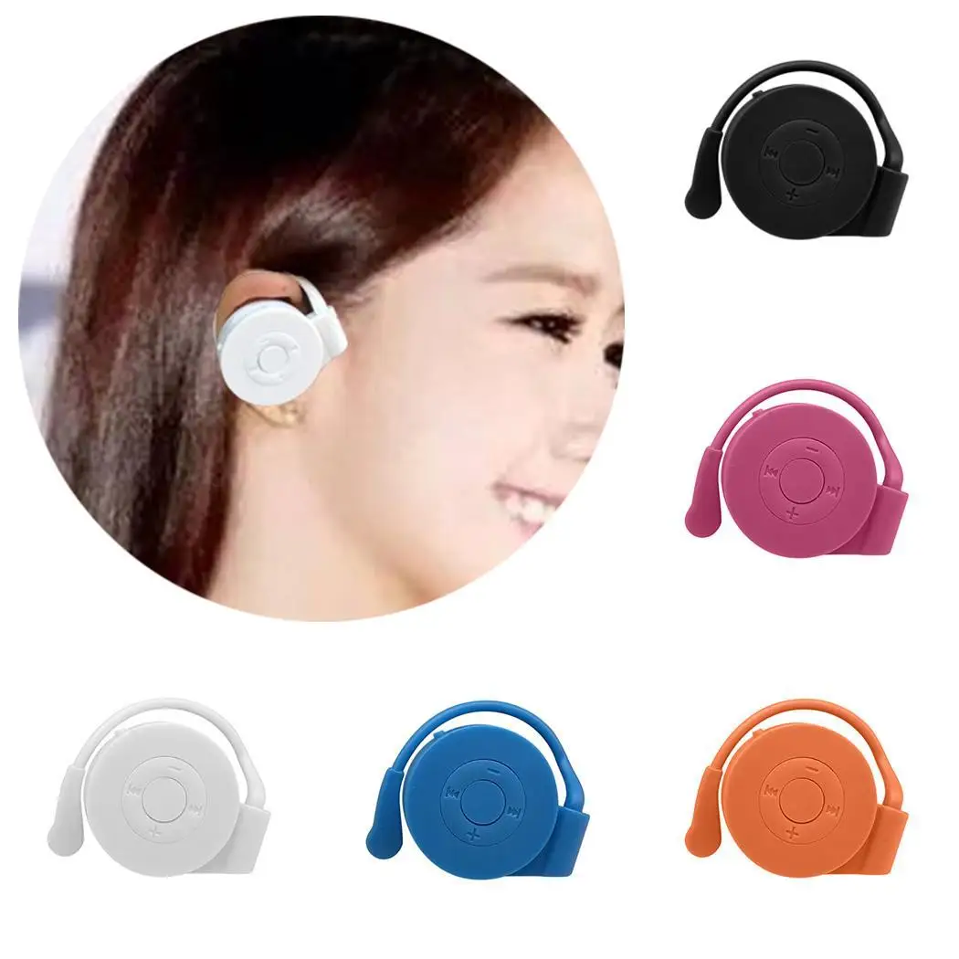 Ear-hang Тип карты MP3-плеер Спорт 15g Портативная TF карта музыкальный плеер 3H 3 5 мм 160x128
