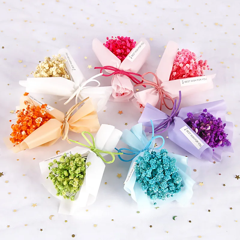 

1pc Artificial Gypsophila Flower Valentine's Day Gifts for Girlfriend Wedding Decorations Party Supplies Soap Flower Anniversary