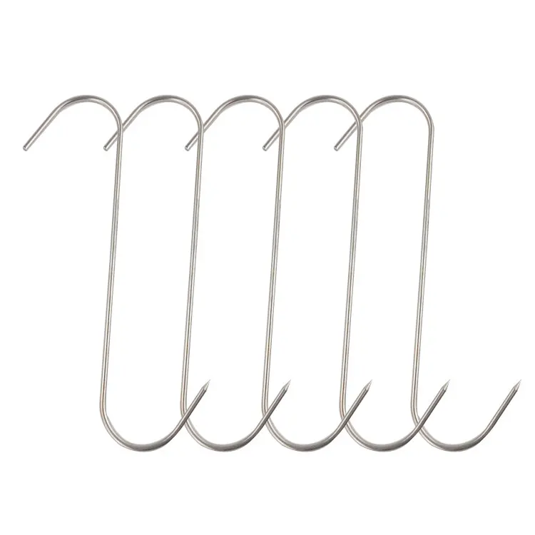 5 шт. длинные заостренные крючки S подставка для мясника из нержавеющей стали 15 см